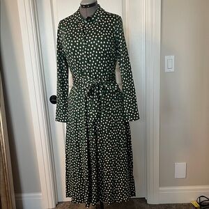 NWT Boden Jersey Knit Button Front Dress